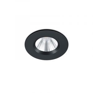 Schwarze Badezimmer Einbaustrahler Modern, Iman, 5W, 3000K LED, IP65