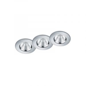 Chrom Badezimmer Einbaustrahler Modern, Iman, 5W, 3000K LED, IP65