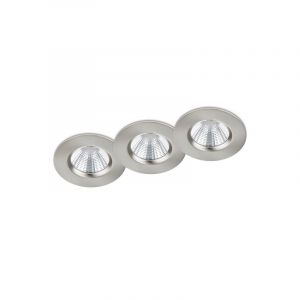 Nickel Badezimmer Einbaustrahler Modern, Iman, 5W, 3000K LED, IP65