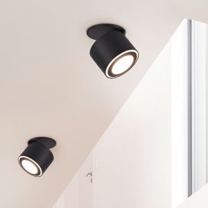 Schwarze Deckenlampe Modern, Jorno, 3,5W, 3000K LED
