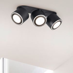 Schwarze Deckenlampe Modern, Jorno, 3,5W, 3000K LED