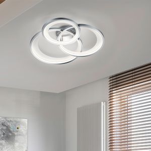 Chrom Deckenlampe Modern, Kendi, 36W, 3000K LED