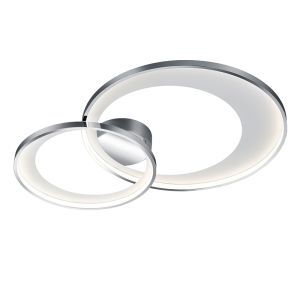 Chrom Deckenlampe Modern, Kendi, 36W, 3000K LED