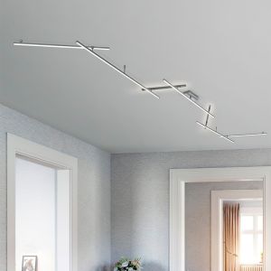 Nickel Deckenlampe Modern, Kandla, 20W, 3000K LED