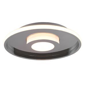 Chrom Badezimmer Deckenleuchte Modern, Kayla, 35W, 3000K LED, IP44