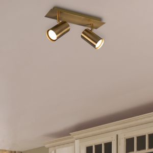 Bronze Deckenstrahler Modern, Kaso