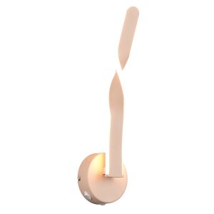 Braune Wandleuchte Design, Quirinus, 11W, 4000K LED, mit Schalter