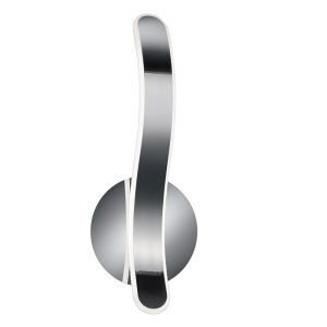 Chrom Wandleuchte Design, Resy, 11W, 4000K LED, 3-stufig dimmbar