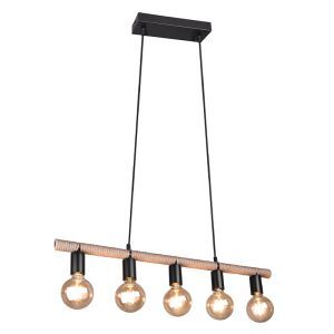 Schwarze Pendelleuchte Modern, Mikail
