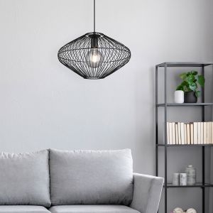 Schwarze Pendelleuchte Modern, Cemal