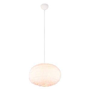 Beige Pendelleuchte Stoff, Vijay