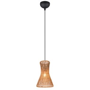 Papier Pendelleuchte Braun, Qasim