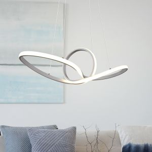 Weiße Pendelleuchte Modern, Jonny, 28W, 4000K LED