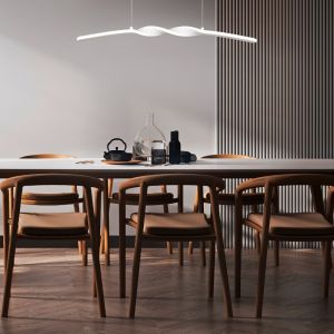 Weiße Pendelleuchte Design, Quirinus, 18W, 4000K LED
