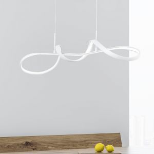 Weiße Pendelleuchte Design, Renso, 37W, 4000K LED, 3-stufig dimmbar