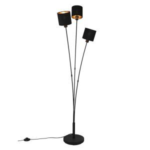 Schwarze Stehlampe Modern, Koge, mit Schalter
