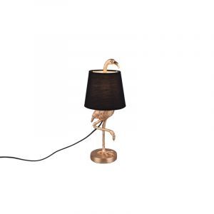 Goldene Tischleuchte Modern, Marie, mit Schalter
