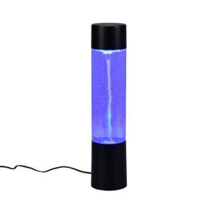 Schwarze Tischleuchte Modern, Mehdi, 1W, RGB LED, mit Schalter