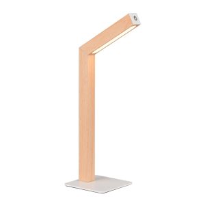 Holz aufladbare Tischlampe Modern, Reijer, 2W, 3000K LED, mit Touch-Dimmer