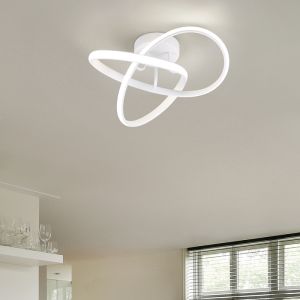 Weiße Deckenleuchte Design, Suat, 16W, 4000K LED