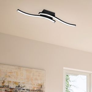 Schwarze Deckenlampe Modern, Go, 5W, 3000K LED