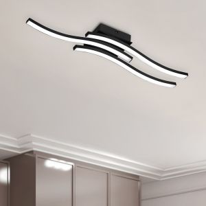 Schwarze Deckenlampe Modern, Go, 5W, 3000K LED