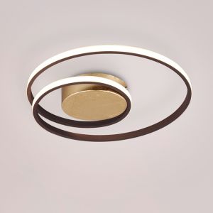 Rostfarbene Deckenlampe Modern, Sassandra, 22W, 3000K LED, 3-stufig dimmbar