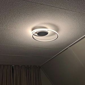 Weiße Deckenlampe Modern, Sassandra, 22W, 3000K LED, 3-stufig dimmbar