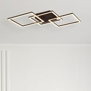 Schwarze Deckenlampe Modern, Margaux, 31W, 3000K LED