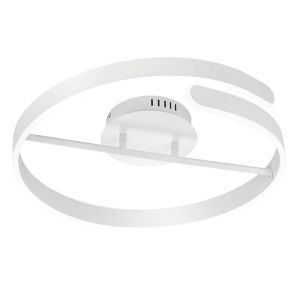 Weiße Deckenlampe Design, Resy, 37W, 4000K LED, 3-stufig dimmbar