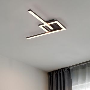 Schwarze Deckenleuchte Design, Mahad, 17W, 3000K LED
