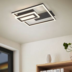 Schwarze Deckenlampe Design, Shun, 22W, 3000K LED