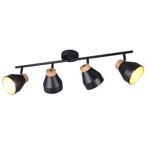 Schwarze Deckenstrahler Modern, Riette