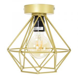 Industrielle Deckenleuchte Gold, Merlon