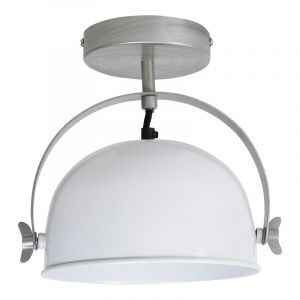 Industrielle Deckenlampe Weiß, Felino
