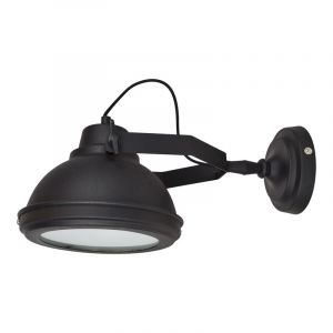 Industrielle Wandleuchte Schwarz, Fien