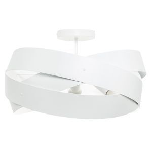 Moderne Deckenleuchte Weiß, Tanno