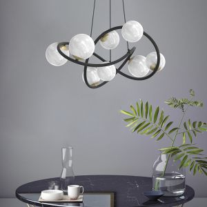 Moderne Pendelleuchte Weiß, Moritz