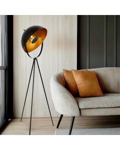 Moderne Stehlampe Gold, Brenna