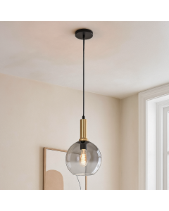 Design Pendelleuchte Grau, Emerson