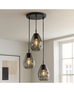 Design Pendelleuchte Grau, Evito