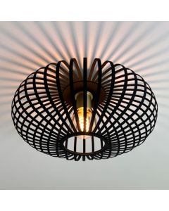 Industrielle Deckenlampe Gold, Lieve