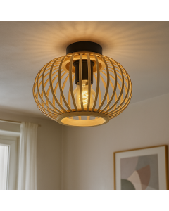 Bambus Deckenlampe Braun, Lieve