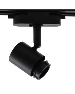 Kunststoff 1 phase Schienen Lampe Schwarz,