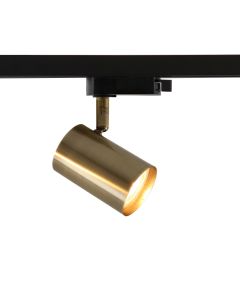 Moderne 1 phase Schienen Lampe Bronze, Elena
