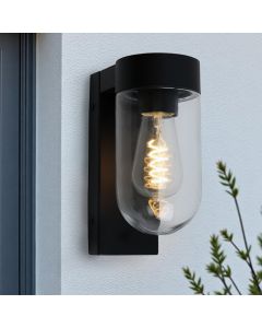 Aluminium Außenleuchte Schwarz, Bella, IP44