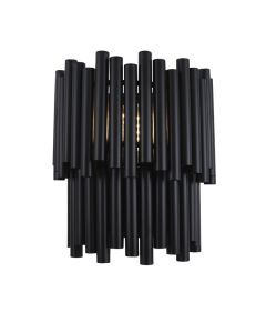 Moderne Wandleuchte Schwarz, Joelle, mit Schalter