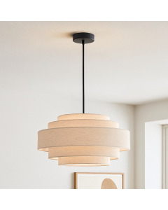 Moderne Pendelleuchte Beige, Timmy