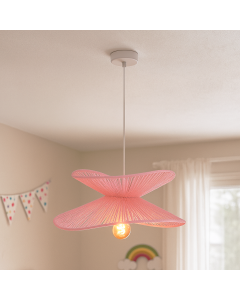 Papier Pendelleuchte Rosa, Rosalie