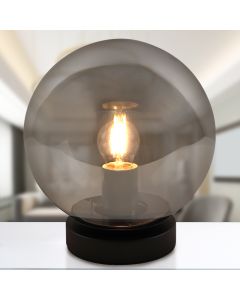 Moderne Tischleuchte Grau, Jelly, mit Schalter